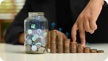 bottles-cash-with-coins-saving-money-concept