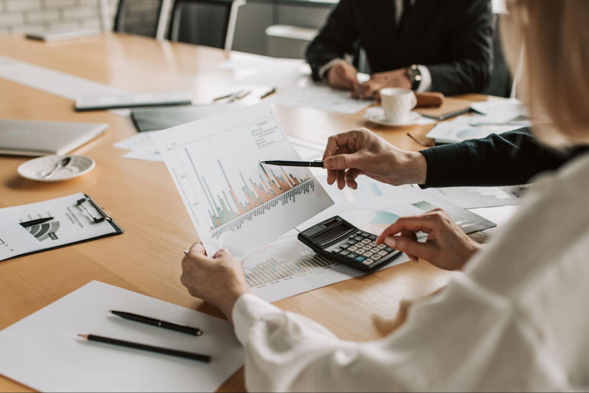 Business consultants analyzing tax transactions to improve spend management and identify Sales & Use Tax recovery opportunities. 